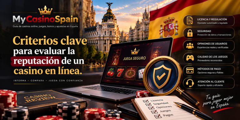 Criterios clave para evaluar la reputación de un casino en línea
