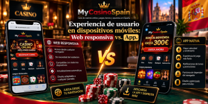 Experiencia de usuario en dispositivos móviles Web responsiva vs. App