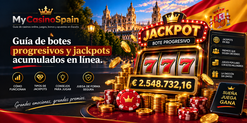 Guía de botes progresivos y jackpots acumulados en línea