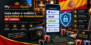 Guía sobre e-wallets y seguridad en transacciones de casino