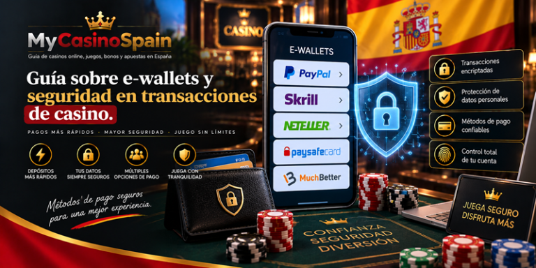 Guía sobre e-wallets y seguridad en transacciones de casino