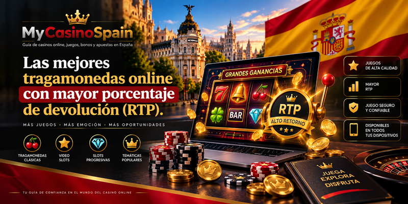 Las mejores tragamonedas online con mayor porcentaje de devolución (RTP)